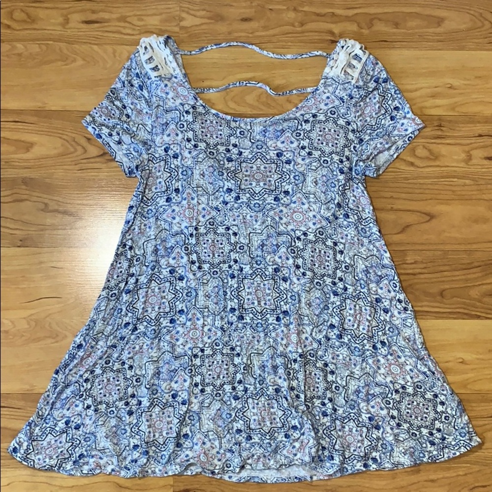 Long Patterned Tee